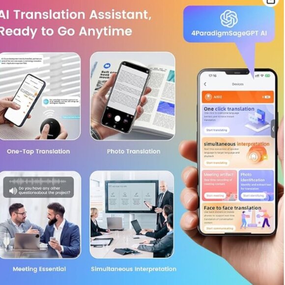 NWT AI Language Translator Device - Picture 2 of 3